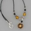 Amber Night Necklace