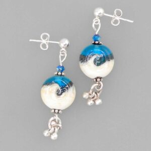 handmade lampwork earrings