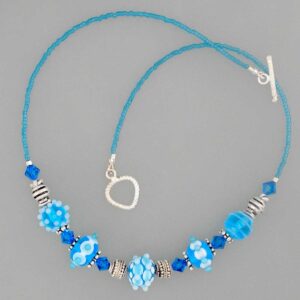 handmade lampwork necklace