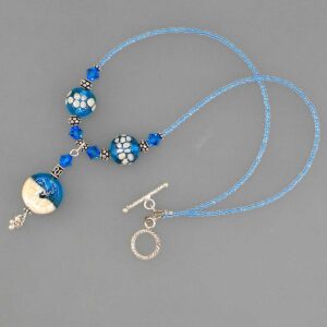 handmade lampwork necklace