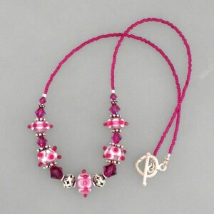 handmade lampwork necklace