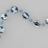 Aqua lampwork bracelet