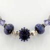 tanzanite lampwork necklace