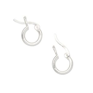 sterling silver hoops