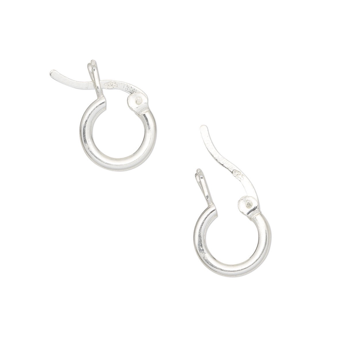 sterling silver hoops