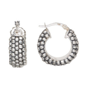 sterling silver dots earrings