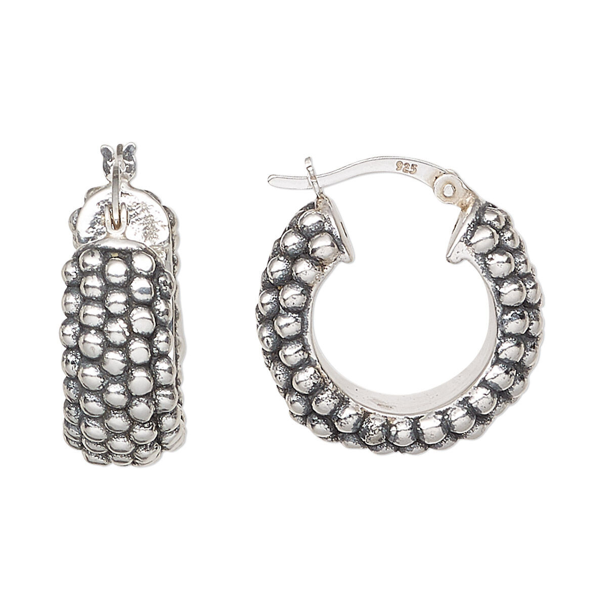 sterling silver dots earrings