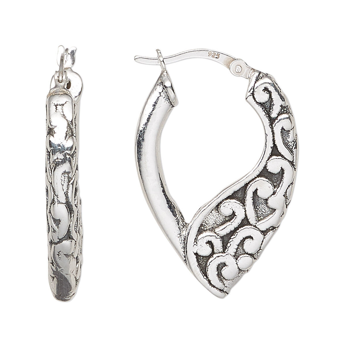 antique sterling silver earrings