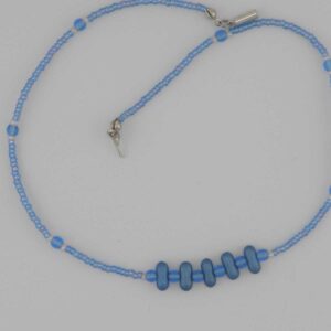 blue beaded American Choker