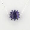 violet Lampwork necklace